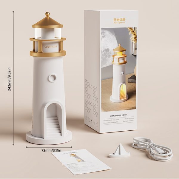 Lámpara proyectora de luna con diseño de faro, LIGHTHOUSE - Imagen 2
