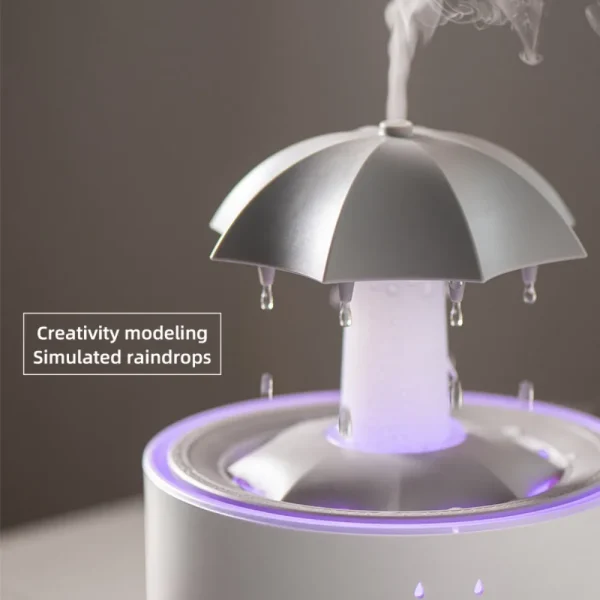 Humidificador tipo paraguas, difusor con efecto lluvia - Imagen 3