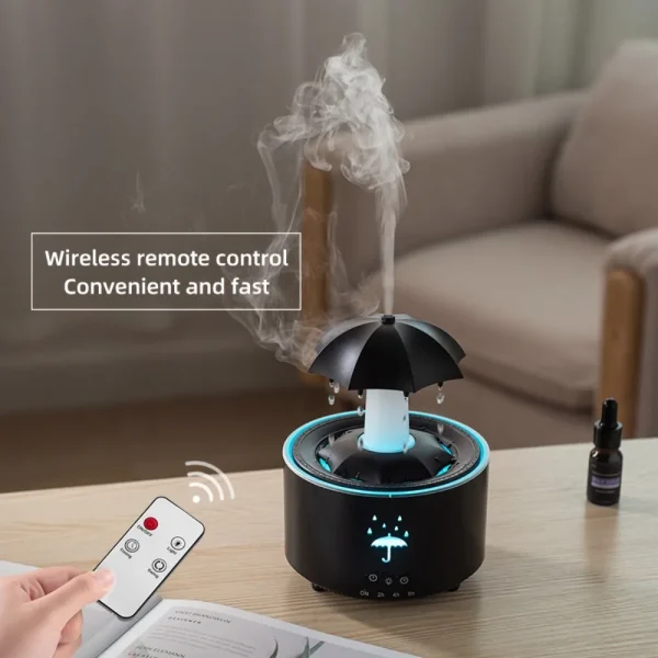 Humidificador tipo paraguas, difusor con efecto lluvia - Imagen 5