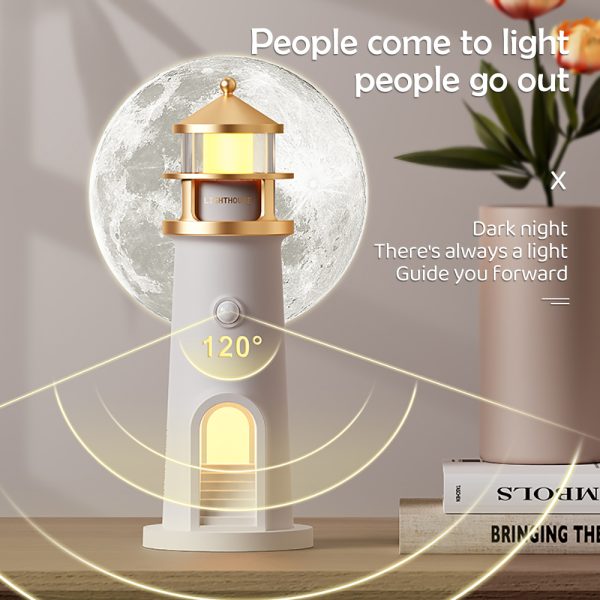 Lámpara proyectora de luna con diseño de faro, LIGHTHOUSE - Imagen 5