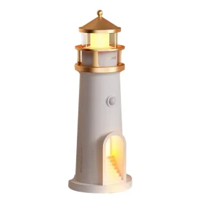 Lámpara proyectora de luna con diseño de faro, LIGHTHOUSE